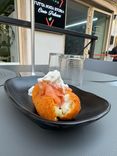 Crocchetta salmone e stracciatella
